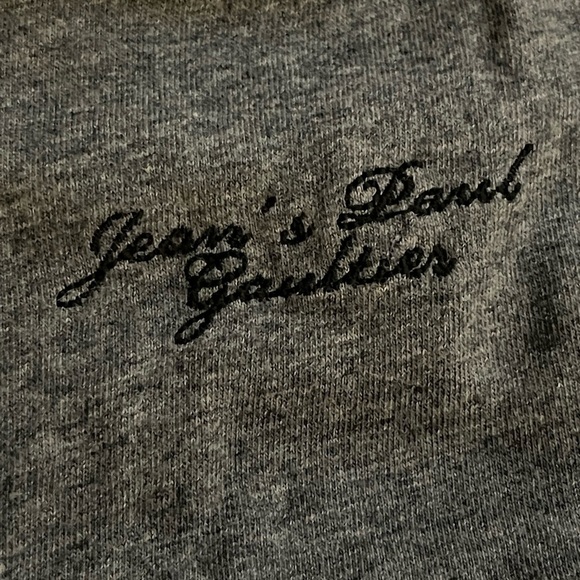 Rare Vintage Jean Paul Gaultier Long Sleeveless Drawstring Hoodie, Dark Grey - Picture 6 of 16